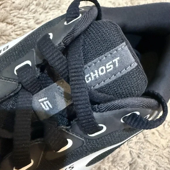 Brooks Ghost 15 Running Shoes Womens Size 8B Black Cushioned Sneakers Athletic - Picture 8 of 9